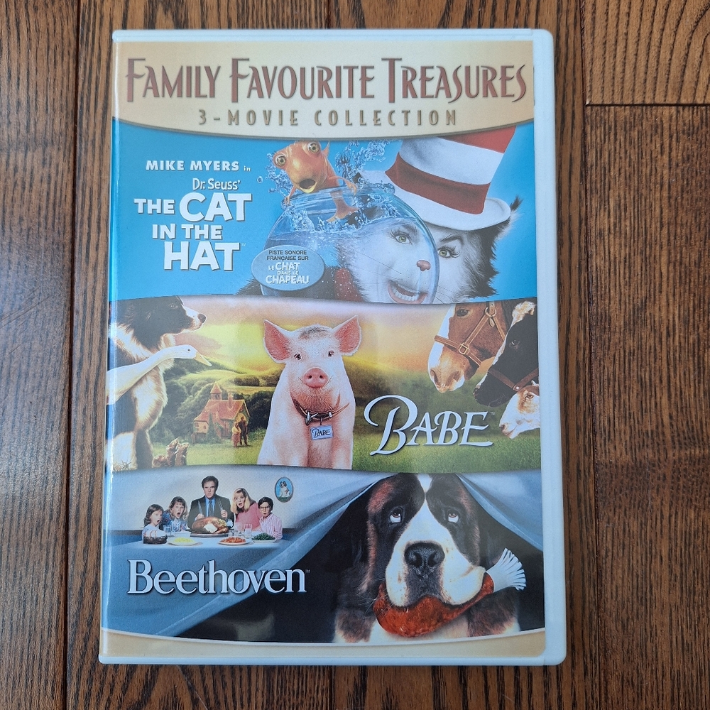 Family Favorite Treasures 3 Movies DVDs